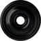 Ekena Millwork Bradford Ceiling Medallion (Fits Canopies up to 4 3/8"), 18 1/8"OD x 3 3/4"ID x 1 1/8"P, Jet Black CM18BRBLF - alternate 1